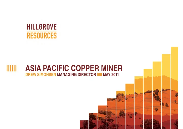 asia pacific copper miner
