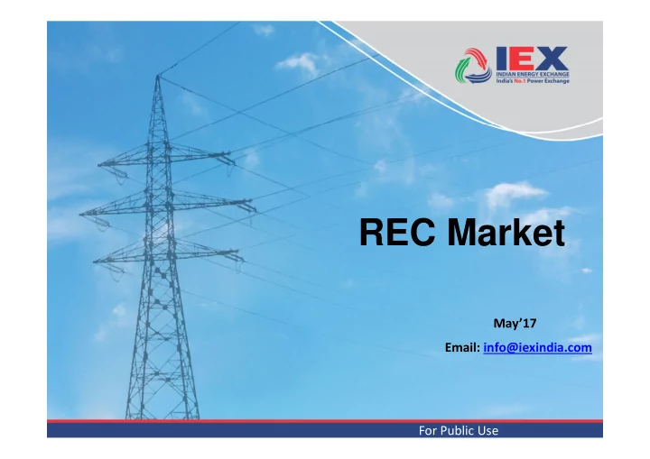 rec market
