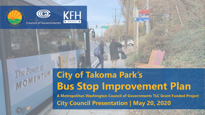 bus stop improvement plan