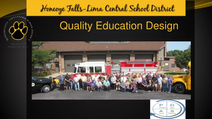 quality education design customer satisfaction