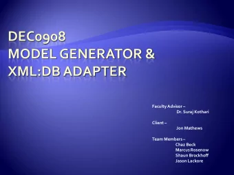 Jon Mathews Team Members   Chaz Beck  Marcus Rosenow  Shaun Brockhoff  Jason Lackore  AADL