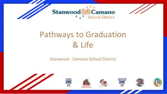 Pathways to Graduation  &amp; Life  Stanwood - Camano School District  GRADUATION REQUIREMENTS