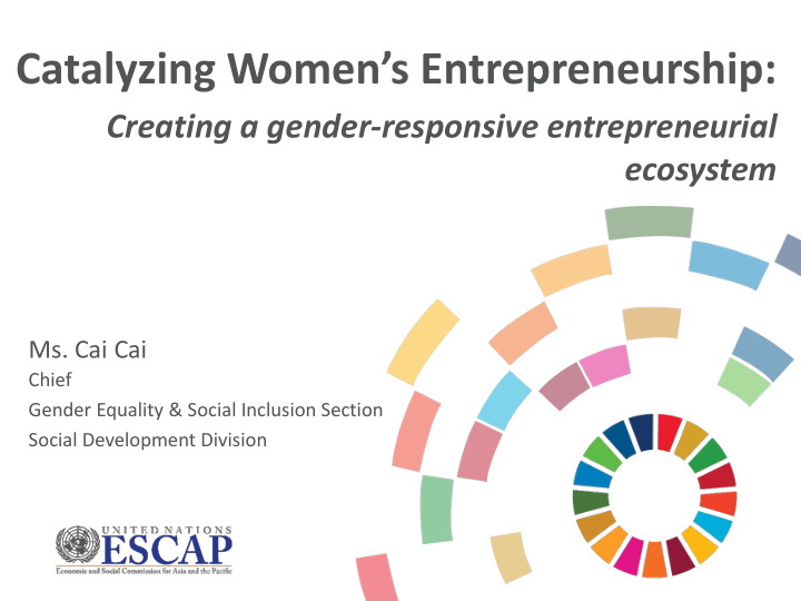 catalyzing women s entrepreneurship