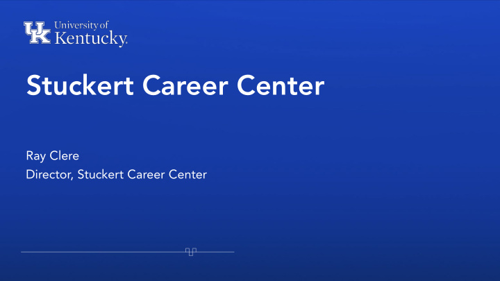 stuckert career center
