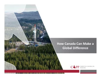 How Canada Can Make a Global Difference Canadians for Canadas Future  3 The Basics of Canadian
