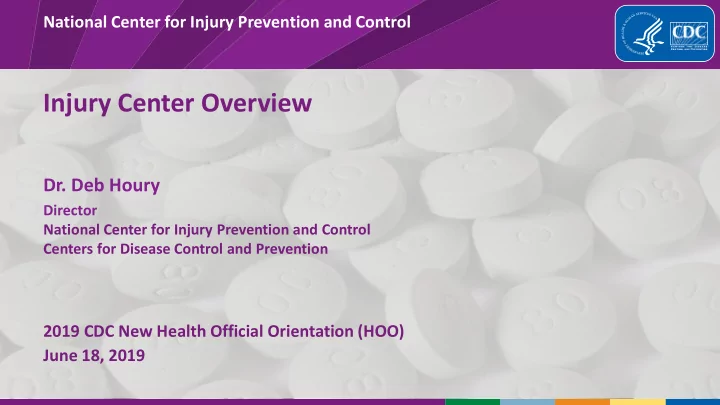 injury center overview