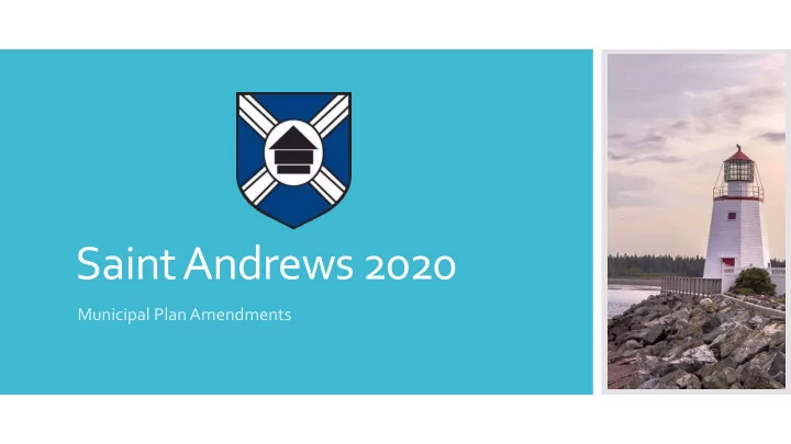 saint andrews 2020