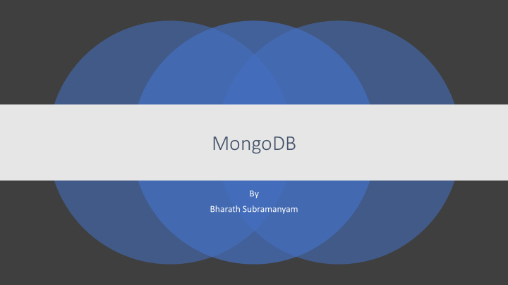 mongodb