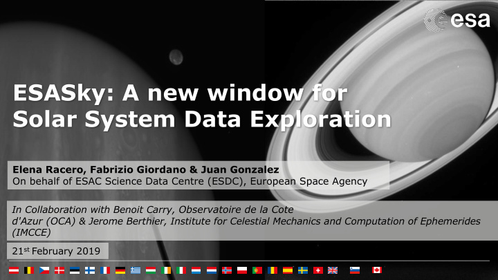 esasky a new window for solar system data exploration