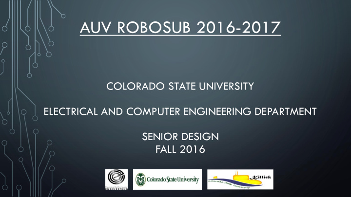 auv robosub 2016 2017