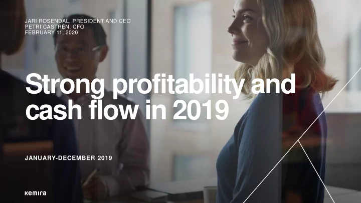 strong profitability and