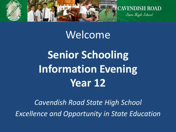 information evening