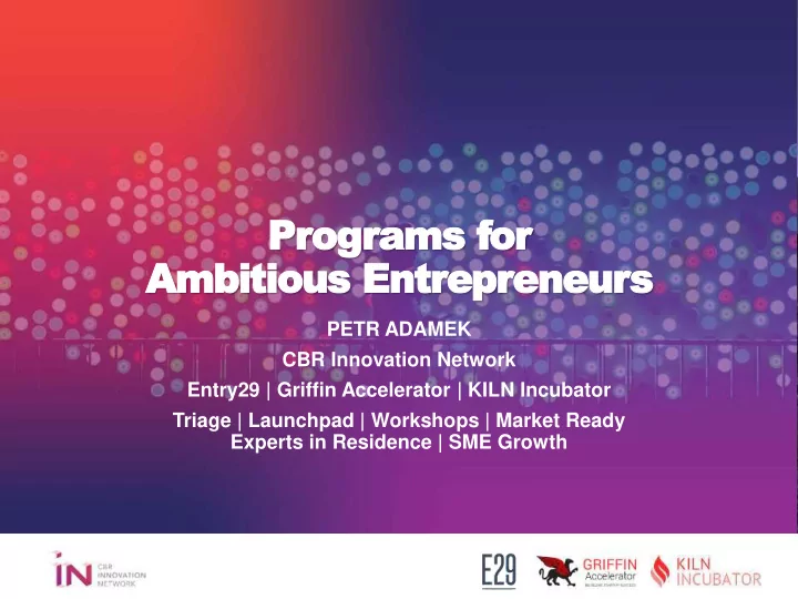 ambitious entrepreneurs