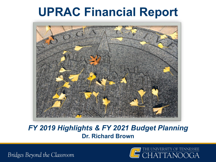 uprac financial report
