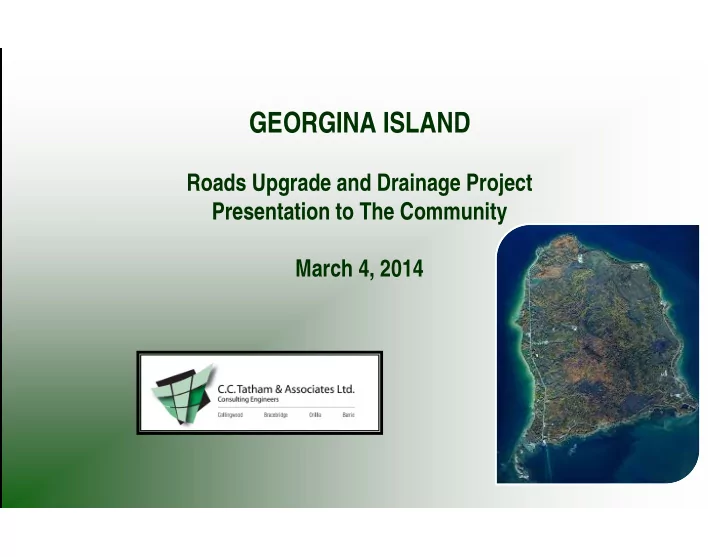 georgina island