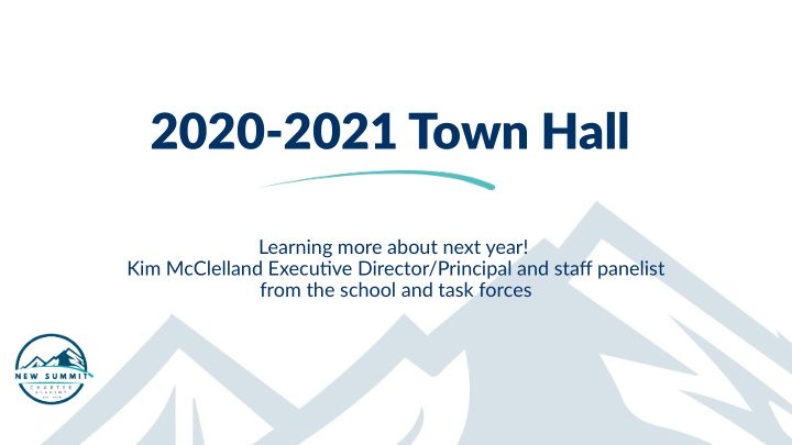 2020 2021 town hall