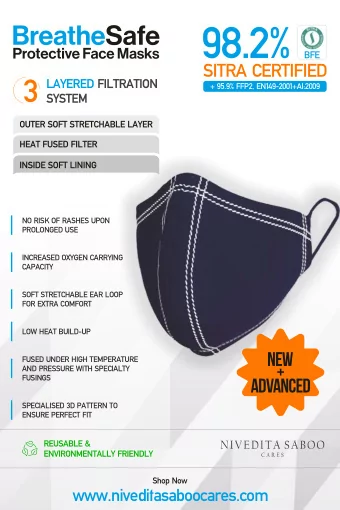 98.2%  +  NEW  ADVANCED  Shop Now  www.niveditasaboocares.com  SPECIALISED 3D PATTERN TO  NO RISK