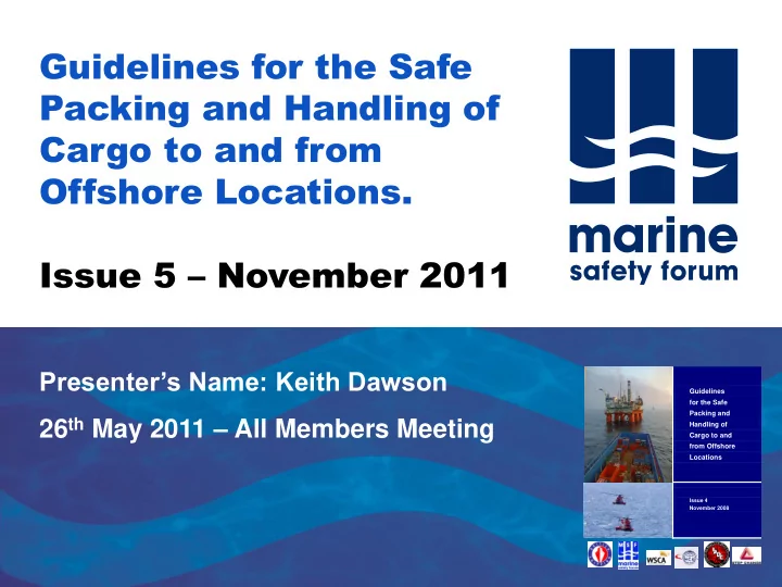 guidelines for the safe