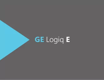 GE Logiq E LOGIQ E  A battery-powered portable version of the  Logiq line by GE with a good balance