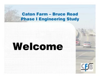 Welcome  Need for Proposed Improvement  Additional River Crossing   Des Plaines River is