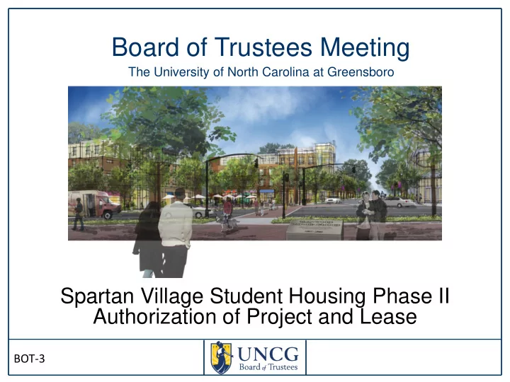 board of trustees meeting