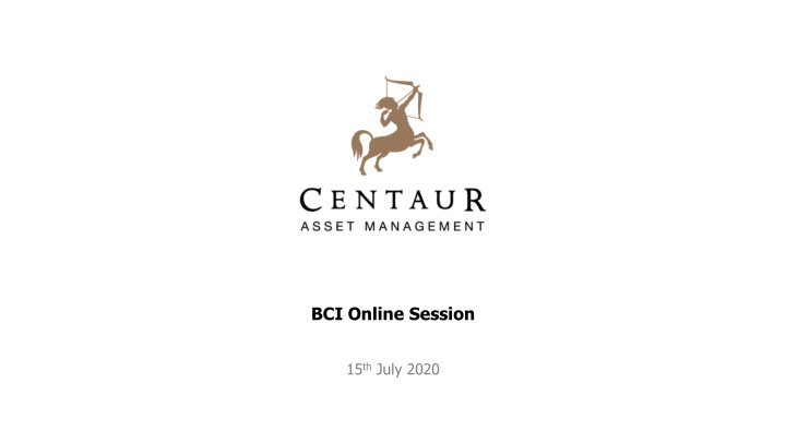 bci online session