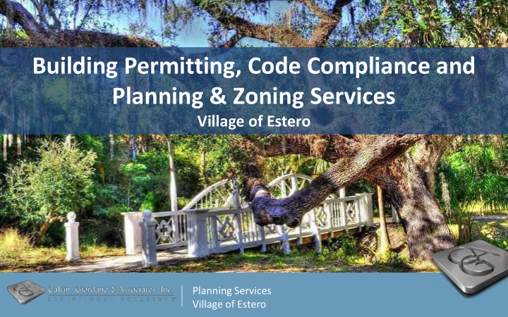 planning zoning services