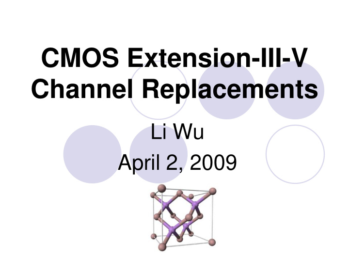 channel replacements