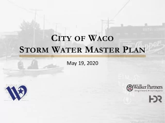 Goals  1. Mitigate the existing dangers of flooding  2. Protect the lives and property of citizens