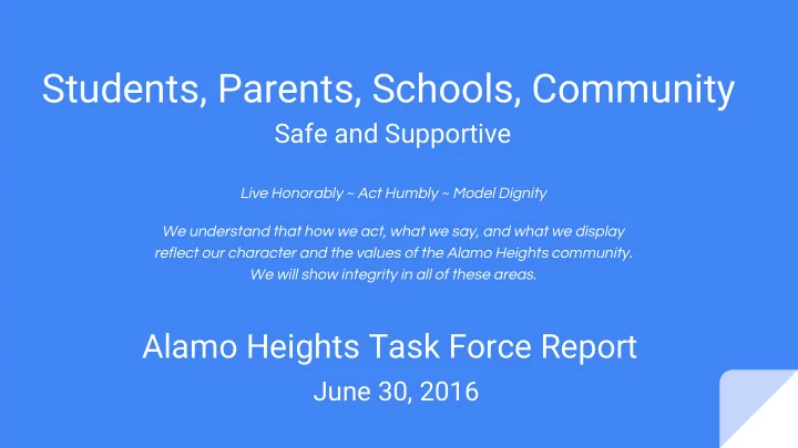 students parents schools community