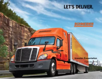 Investor Presentation  February 2018  Disclaimer and Forward-Looking Statements  Special Note