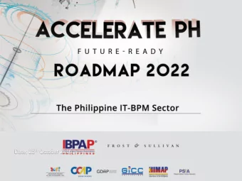 Date: 25 th October 2016  IT-BPM Transformation Journey Through 3 Industry Roadmaps   Roadmap
