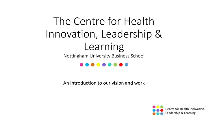 innovation leadership