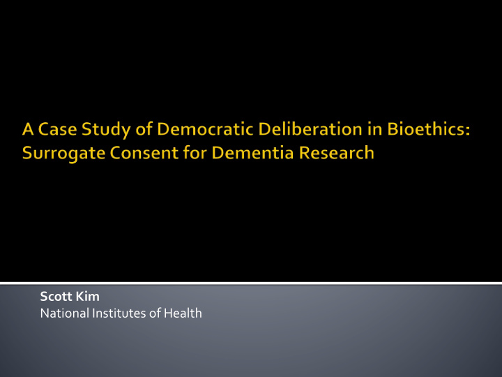 scott kim national institutes of health these are the