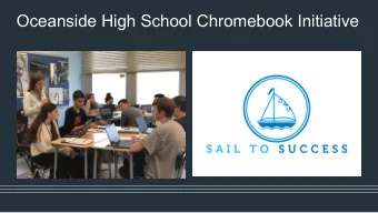 Oceanside High School Chromebook Initiative  Oceanside  High School  Chromebook  Initiative