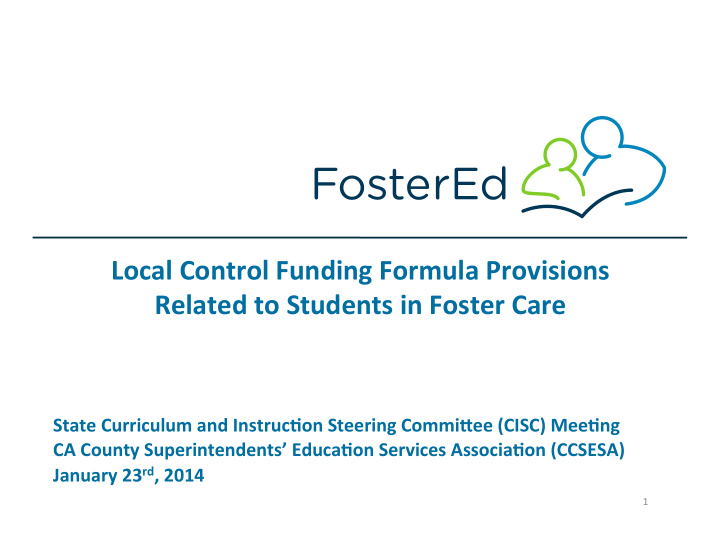 local control funding formula provisions related to