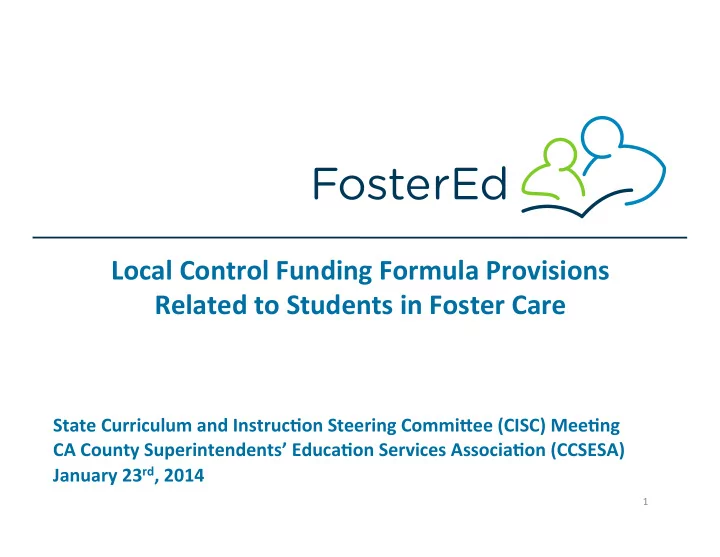 local control funding formula provisions related to