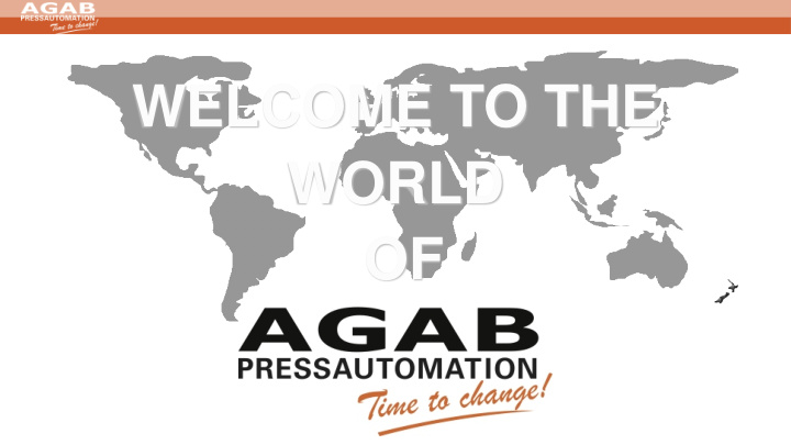 welcome to the world of agab products