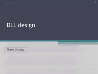 DLL design  Herve Grabas  2  3rd Chip Review  4/28/2010  Overall presentation  The DLL will