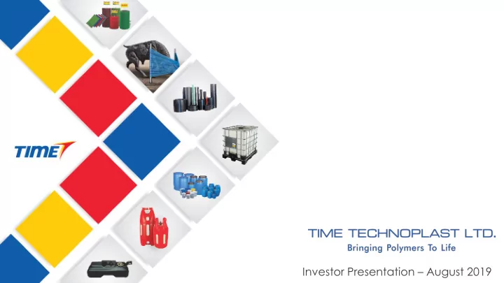 investor presentation august 2019 index