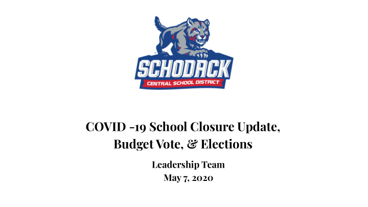 covid 19 school closure update budget vote elections