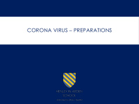 corona virus preparations corona virus latest the risk to