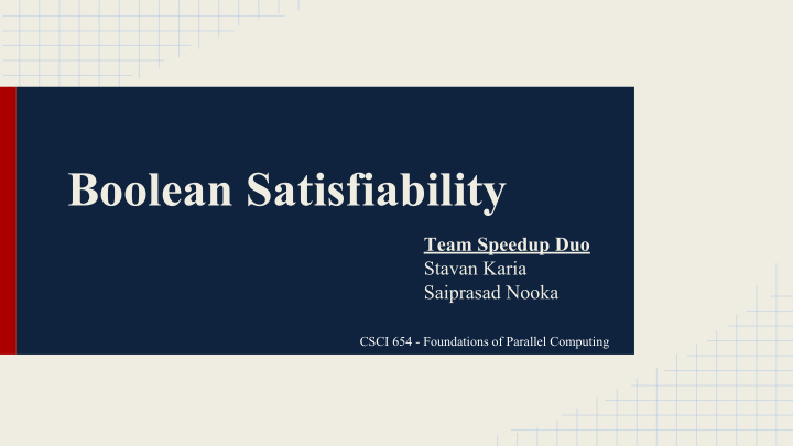 boolean satisfiability