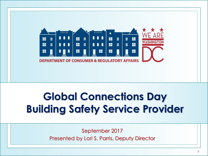 global connections day building safety service provider