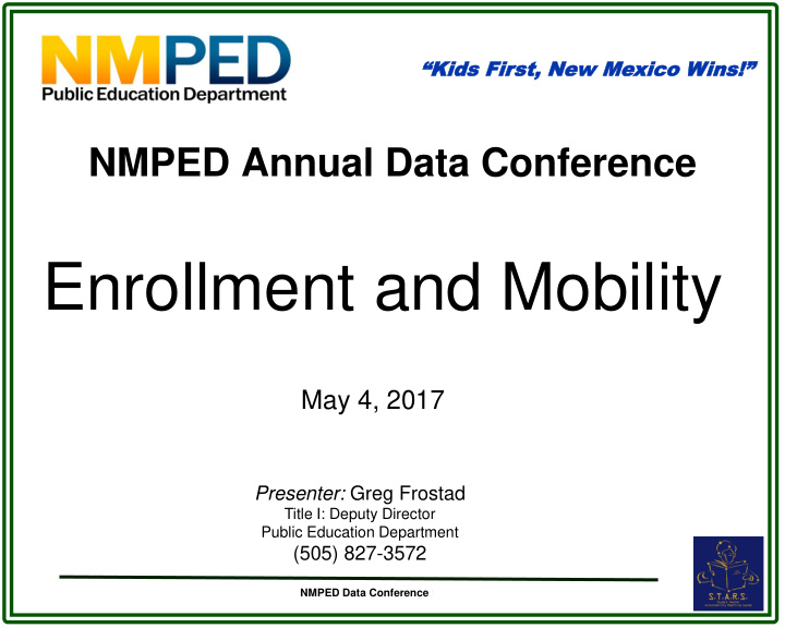 enrollment and mobility