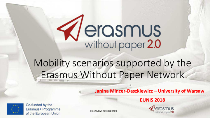 erasmus without paper network