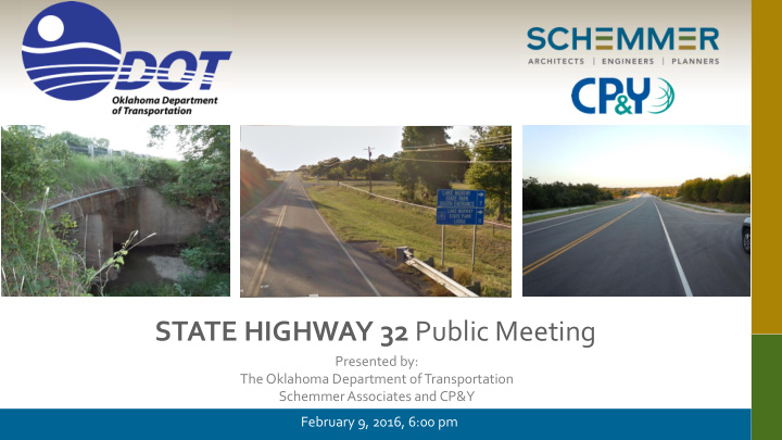 state highway 32 public meeting