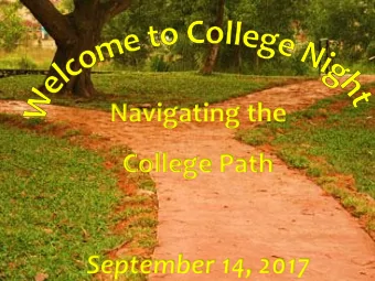 Timeline for College Readiness  Freshman Year  Make a 4 year plan  Set goals  Sophomore