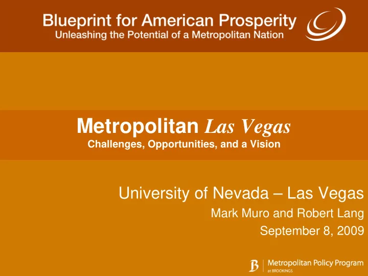 metropolitan las vegas
