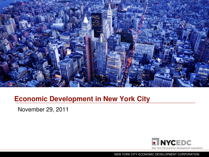 economic development in new york city